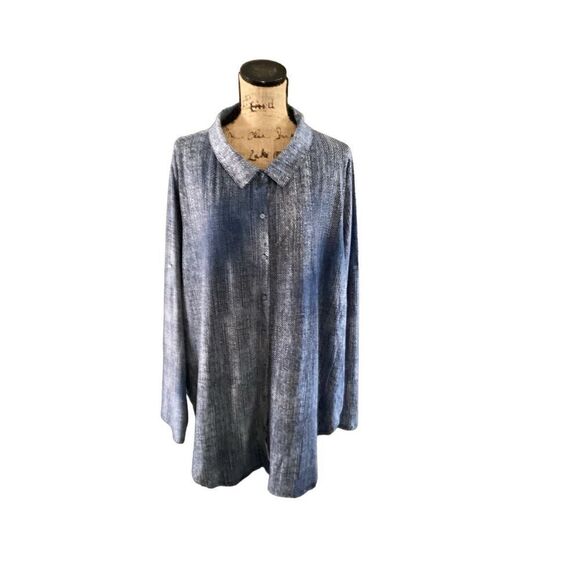 Lularoe Button up Shirt - Picture 1 of 8